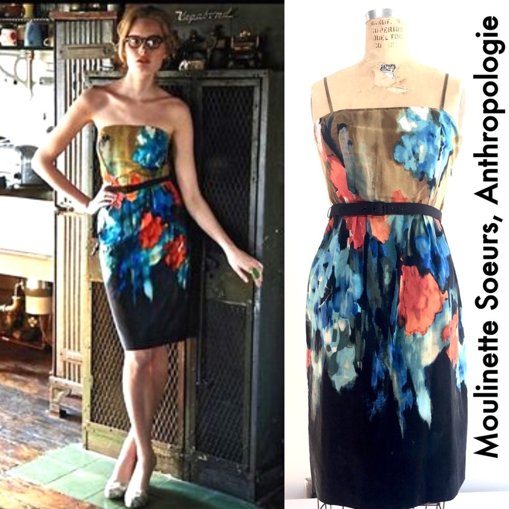 Anthropologie Watercolor Dress, Moulinette Soeurs
